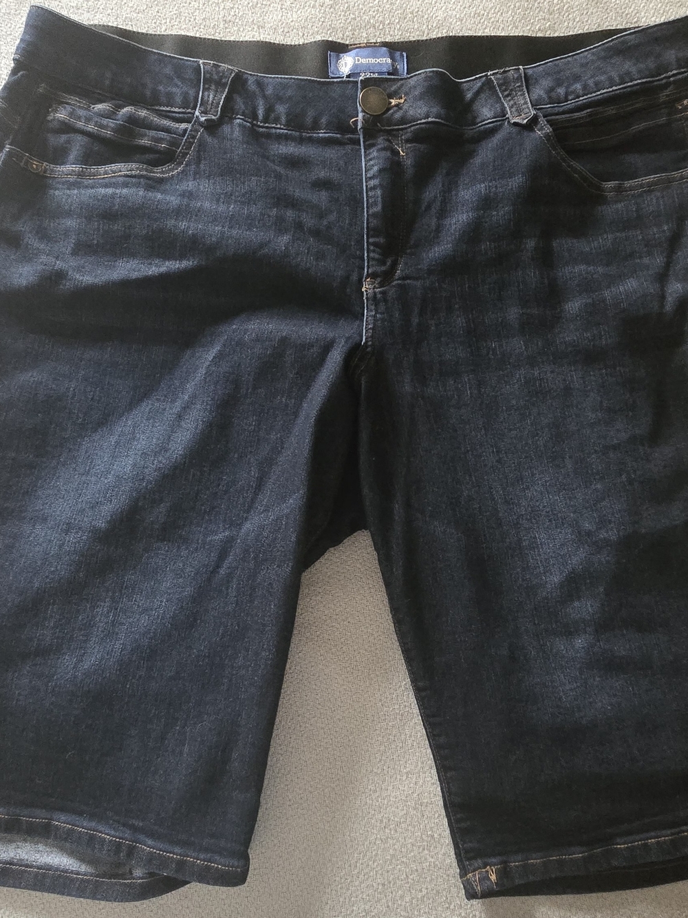 Democracy Women's Dark Blue Denim Bermuda Shorts